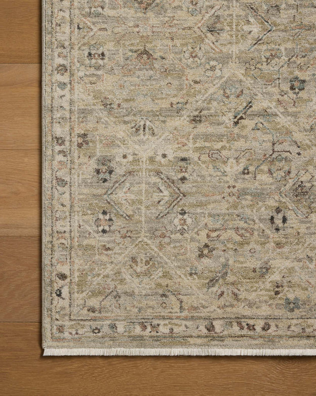 Briar BRR-03 Silver / Moss Area Rug