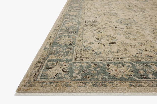 Briar BRR-05 Antique Ivory / Blue Area Rug
