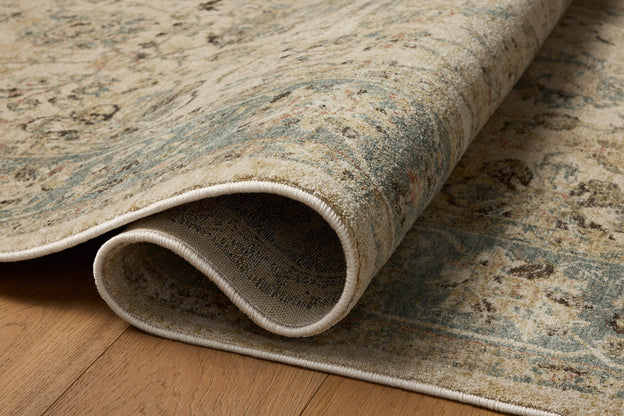 Briar BRR-05 Antique Ivory / Blue Area Rug