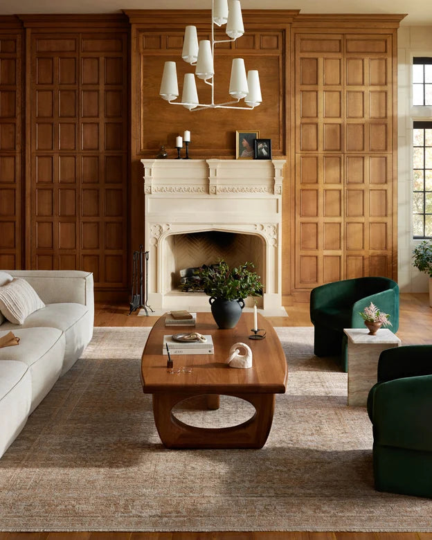 Heritage HER-01 Clay / Natural Area Rug