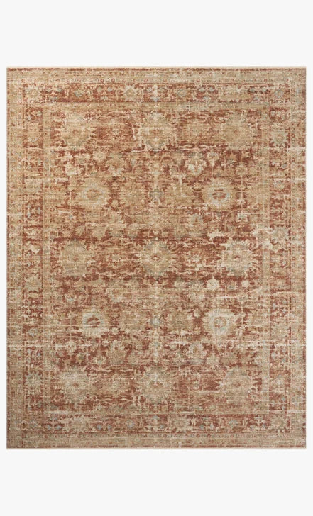 Heritage HER-03 Brick / Multi Area Rug