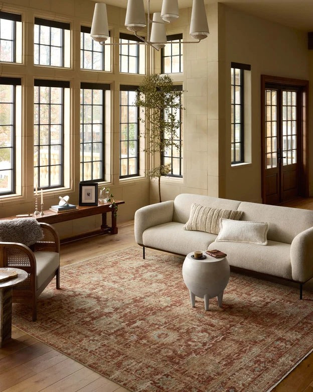 Heritage HER-03 Brick / Multi Area Rug