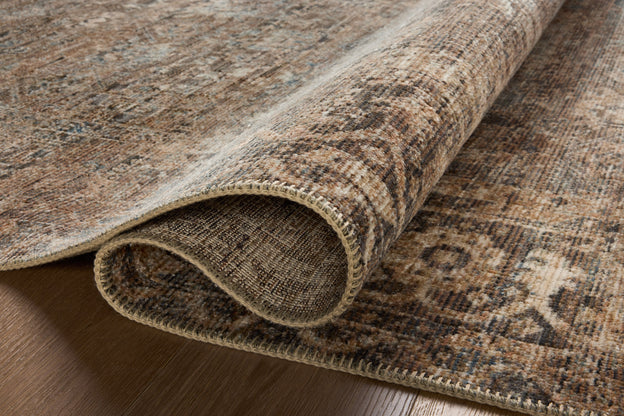 Heritage HER-07 Mocha / Denim Area Rug