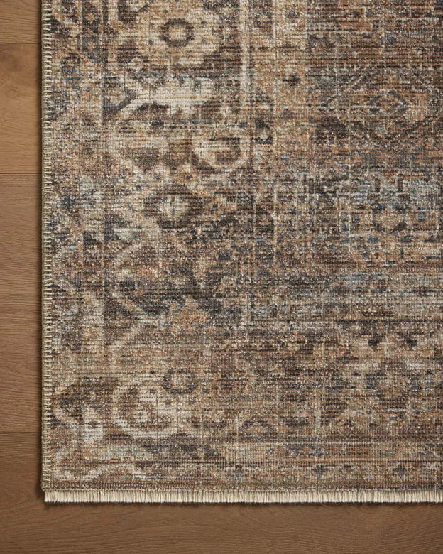 Heritage HER-07 Mocha / Denim Area Rug