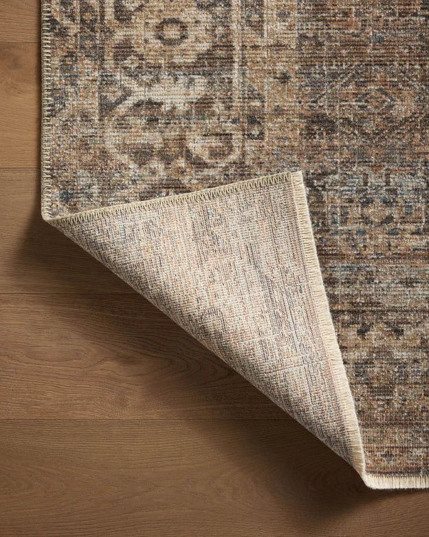 Heritage HER-07 Mocha / Denim Area Rug