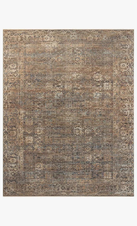 Heritage HER-07 Mocha / Denim Area Rug