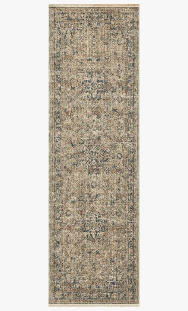 Heritage HER-08 Sage / Navy Area Rug