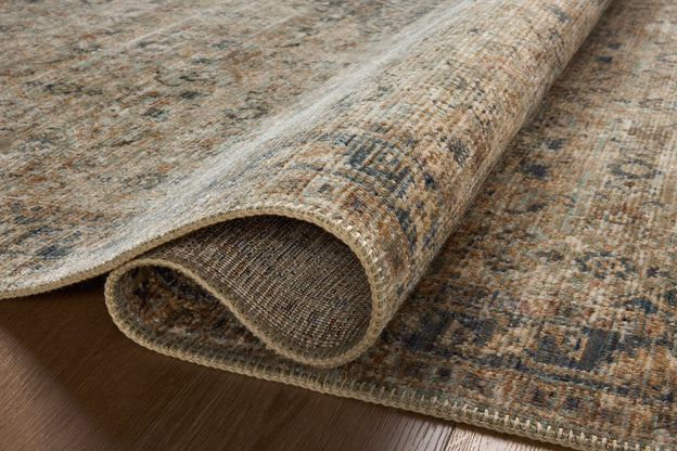 Heritage HER-08 Sage / Navy Area Rug