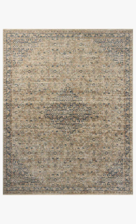 Heritage HER-08 Sage / Navy Area Rug