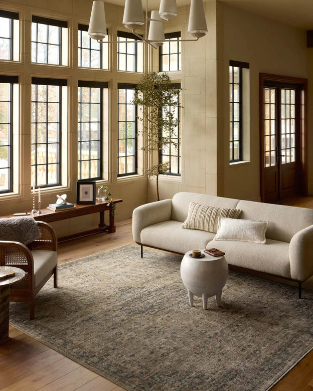 Heritage HER-08 Sage / Navy Area Rug