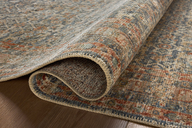 Heritage HER-12 Blue / Rust Area Rug