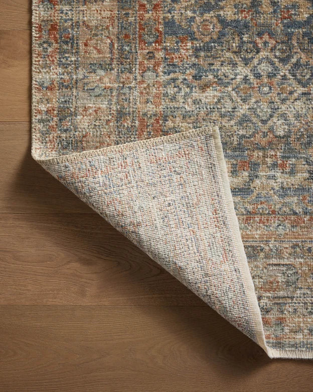 Heritage HER-12 Blue / Rust Area Rug