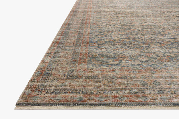 Heritage HER-12 Blue / Rust Area Rug