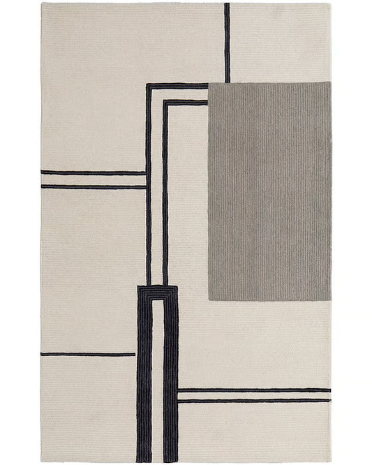 Maguire 8899F Ivory Gray Area Rug