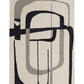 Maguire MGR8905F Ivory/Black Area Rug