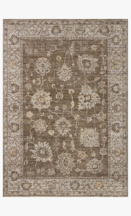 Priscilla PRL-01 Bark / Ivory Area Rug