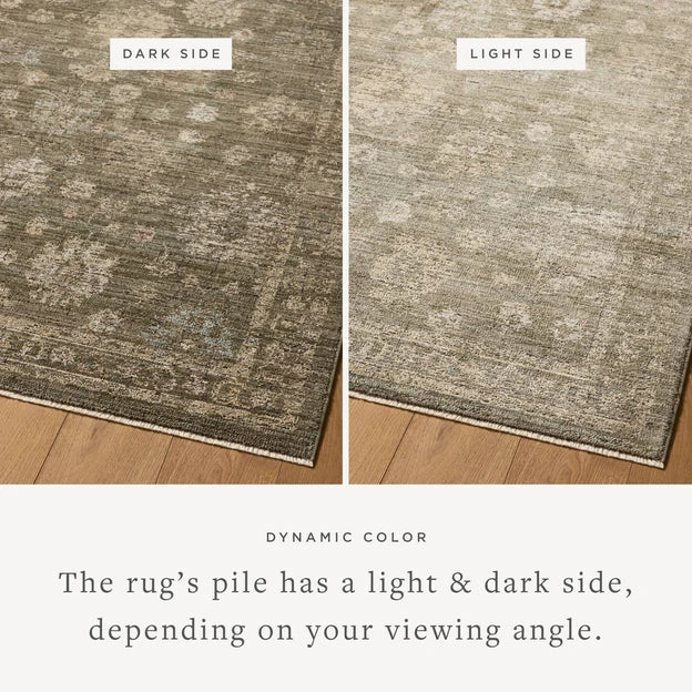 Priscilla PRL-02 Olive / Sand Area Rug