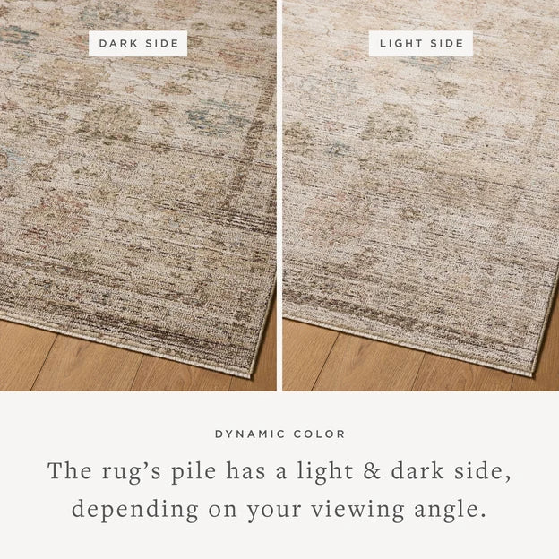 Priscilla PRL06 IVORY/MULTI Area Rug
