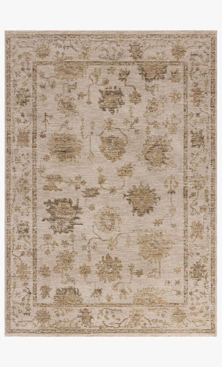 Willa 04 Fog Natural Area Rug | Vintage Turkish Rug